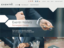 Tablet Screenshot of exentri.com